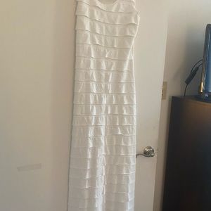 White long cotton dress